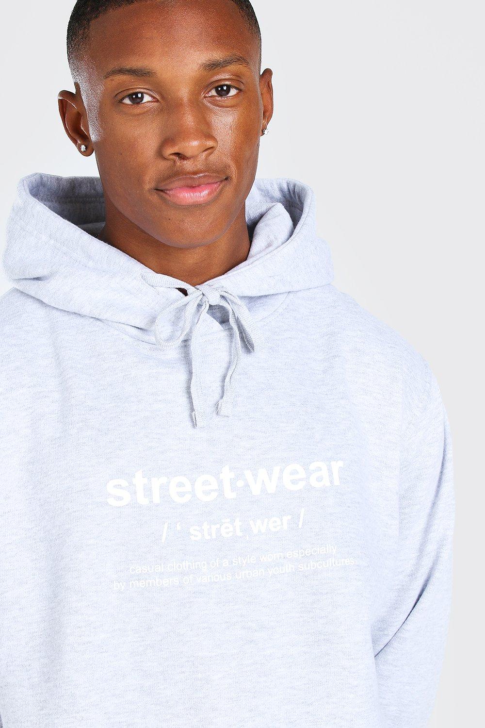 Oversized hot sale hoodie streetwear